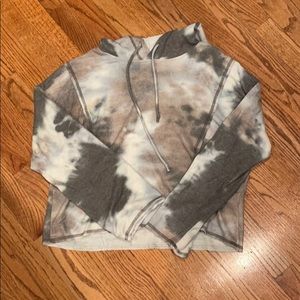 Tie-dye hoodie sweatshirt